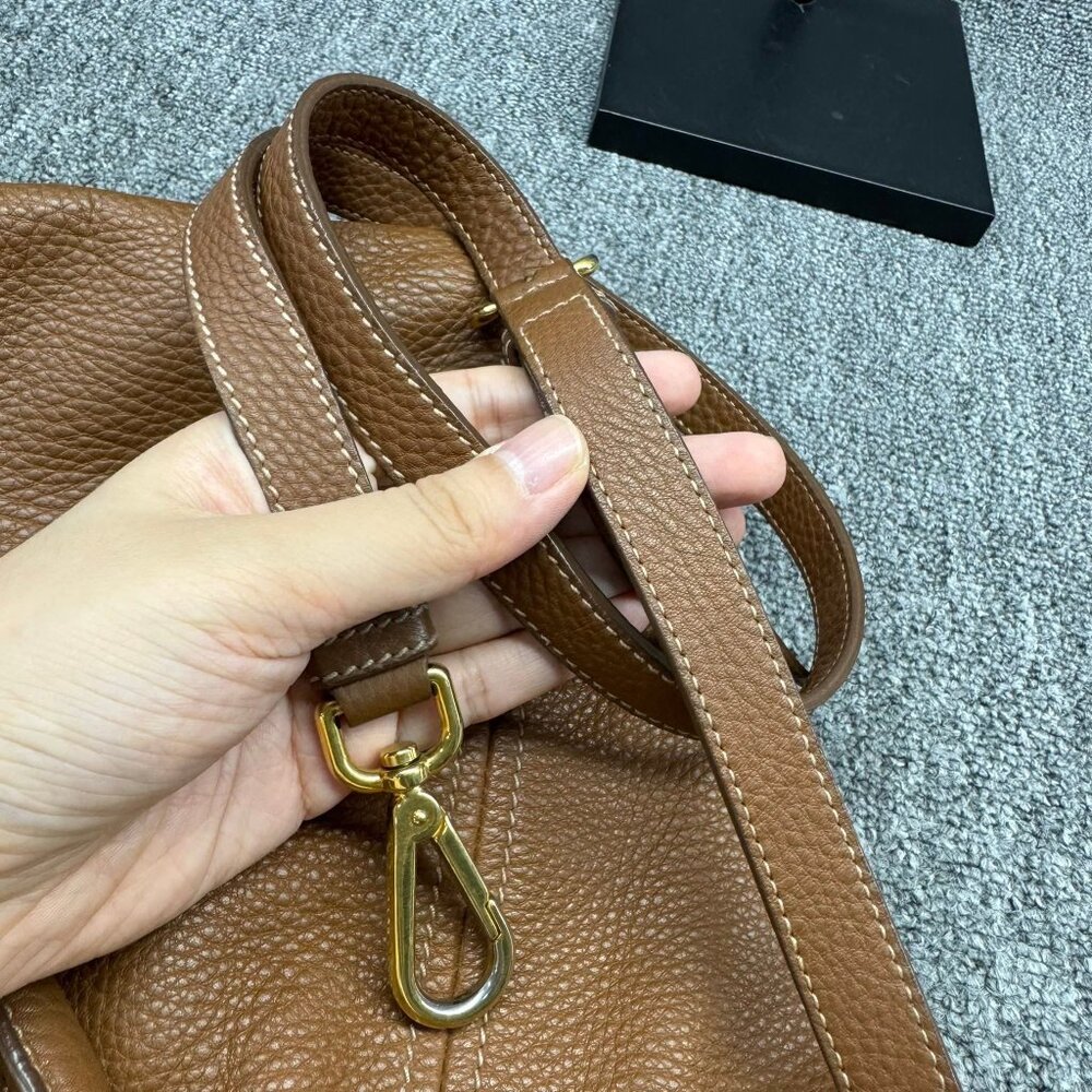 Prada Vitello Daino Leather Satchel Bag 535-071925 - Picture 9 of 16